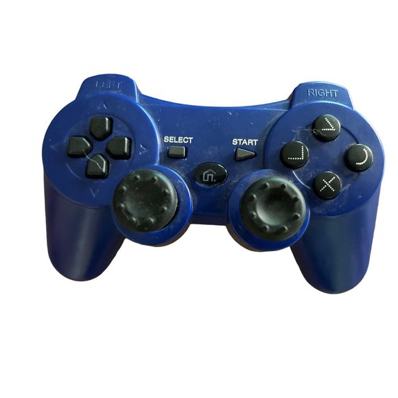 Set of 2:1-OEM Sony PlayStation 3 Controller CECH-ZC1U PS3 Blk &1-Bek Design Blu - Picture 4 of 10